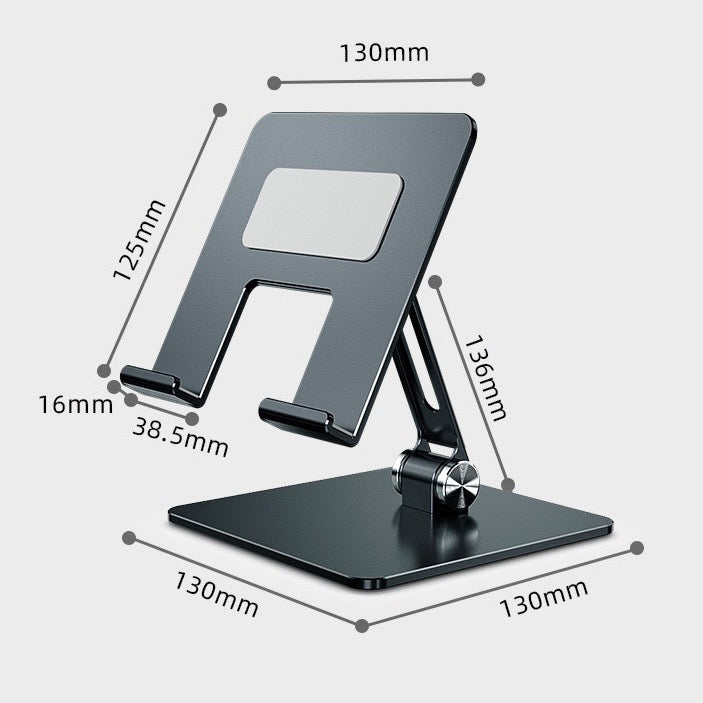 Soporte Escritorio Metal Plegable – Máxima Estabilidad para Tablet y iPad