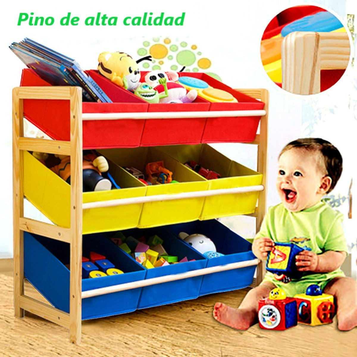 Estante Infantil Organizador De Juguetes – Solución Eficiente Para Mantener Ordenados Los Juguetes