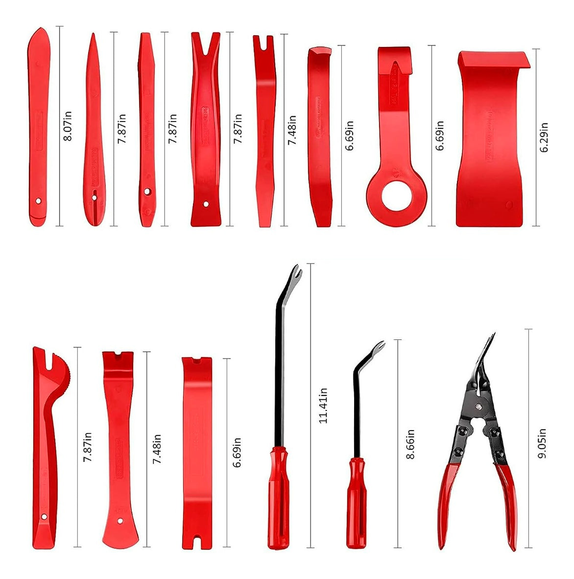 HerramientasAuto Kit De Desmontaje 19 Piezas – Solución Completa Para Tableros De Auto