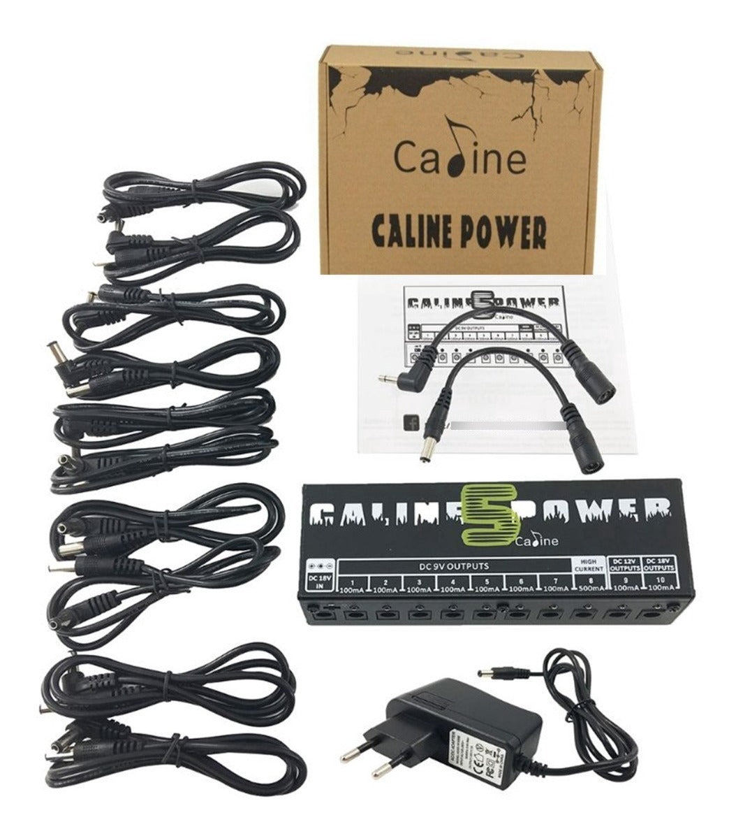 Caline Fuente De Poder Para Pedales De Efecto Cp-05 – Diez Salidas Aisladas