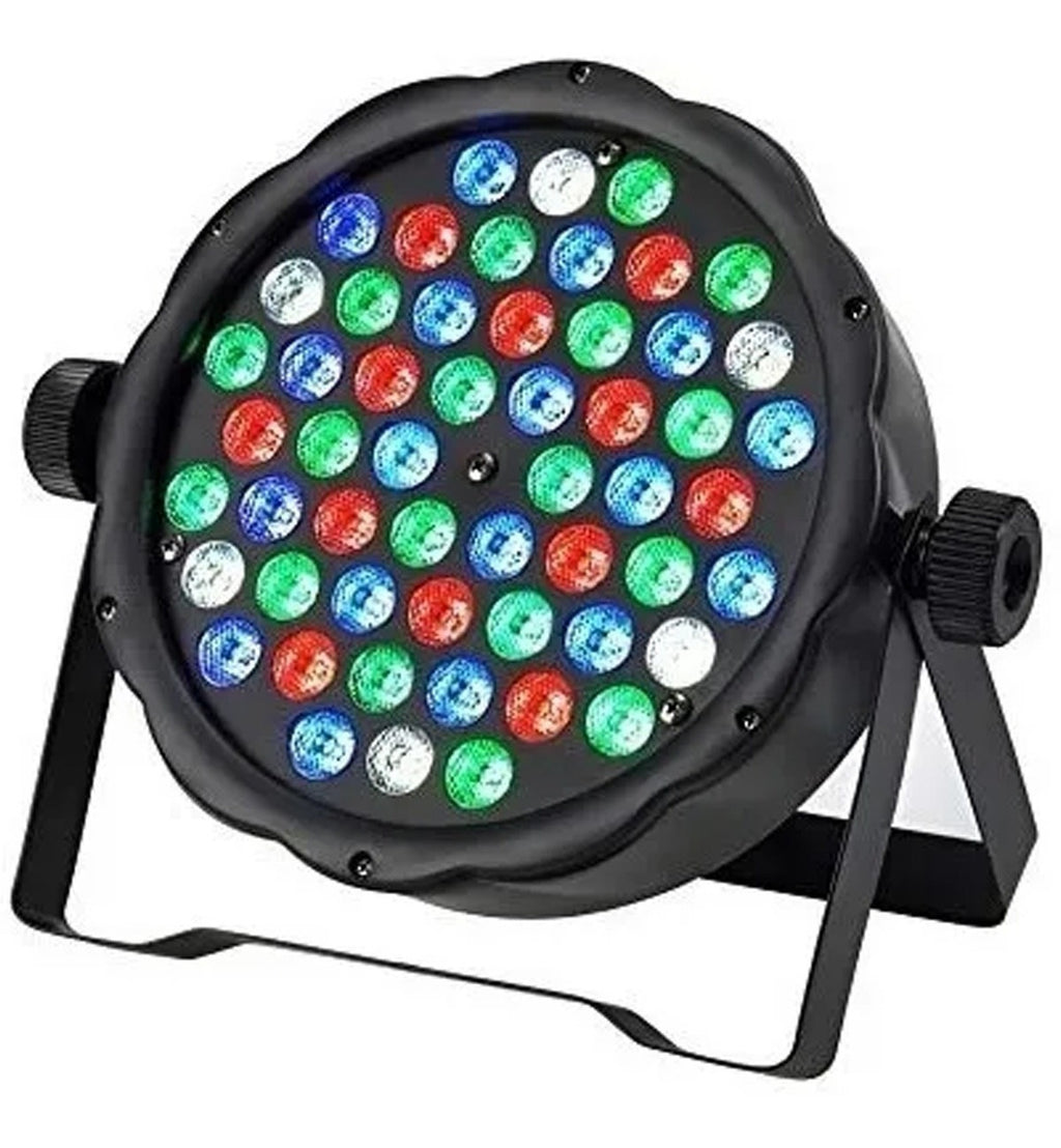 Foco Slim Par 54 LED RGBW – Iluminación Vibrante para Eventos