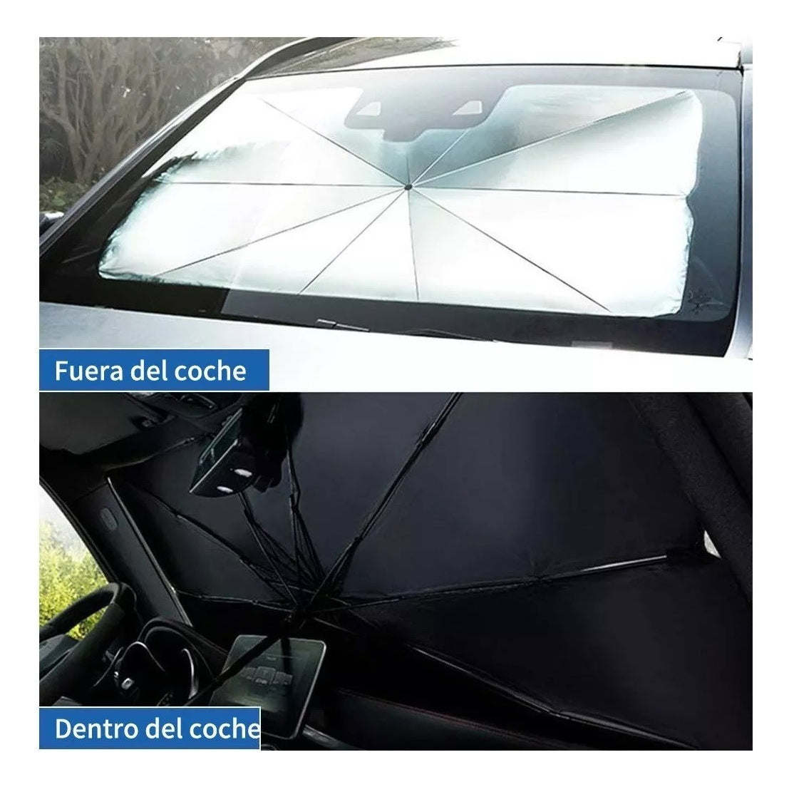 Quitasol Parasol Parabrisas De Auto – Aislamiento Térmico Excepcional