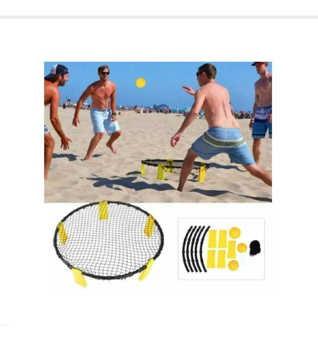 Spikeball Inc Mini Juego De Playa Spikeball – Diversión y Ejercicio al Aire Libre