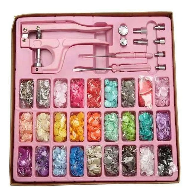 Kam Pinza Botón Presión 24 Colores – Solución Versátil para Costura y Manualidades