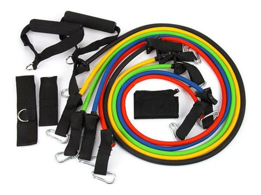 FitPro Kit Bandas Elásticas De Resistencia – Entrenamiento Versátil Para Tonificar El Cuerpo