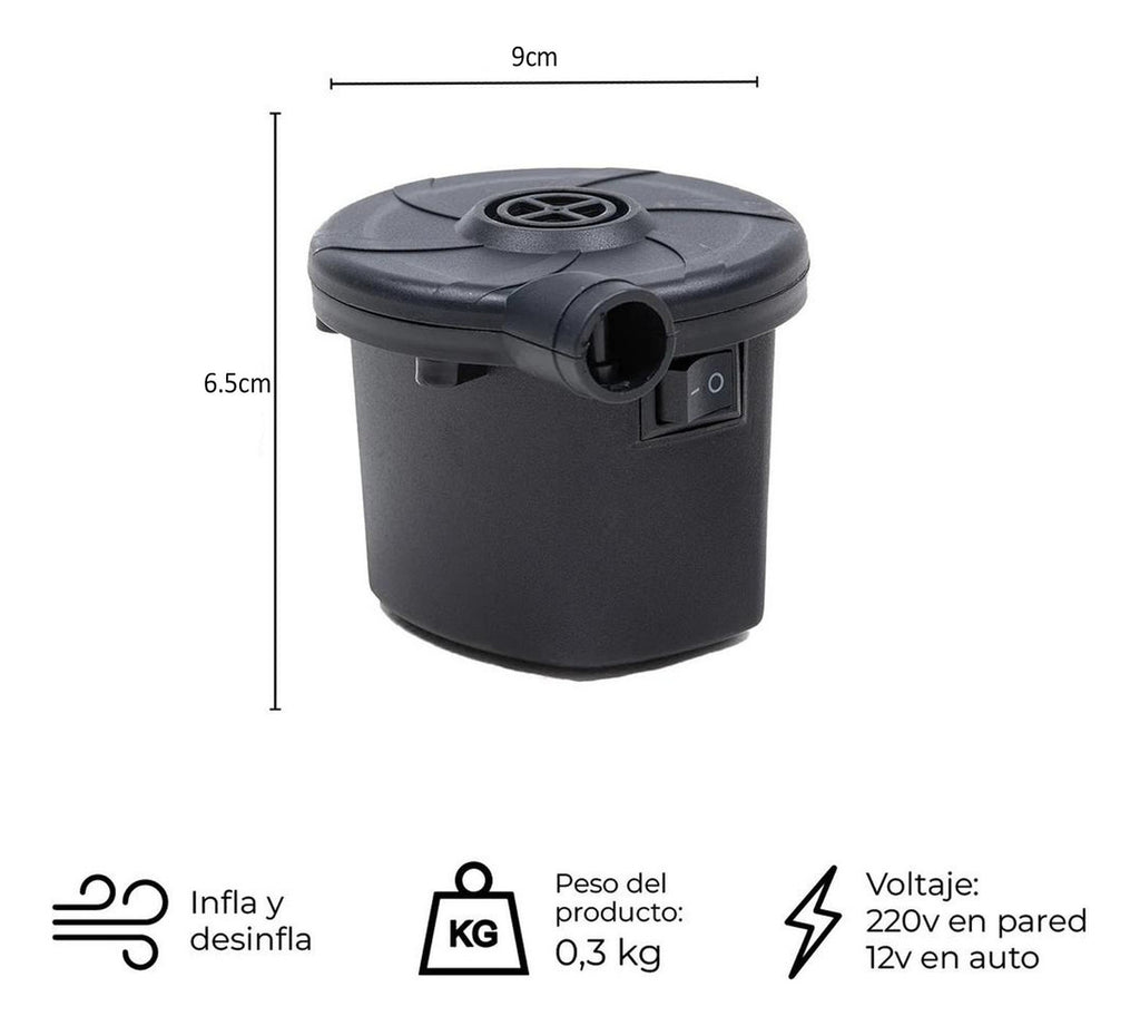 XYZ Inflador Eléctrico Multifuncional Pack 2 – Solución Rápida y Eficiente