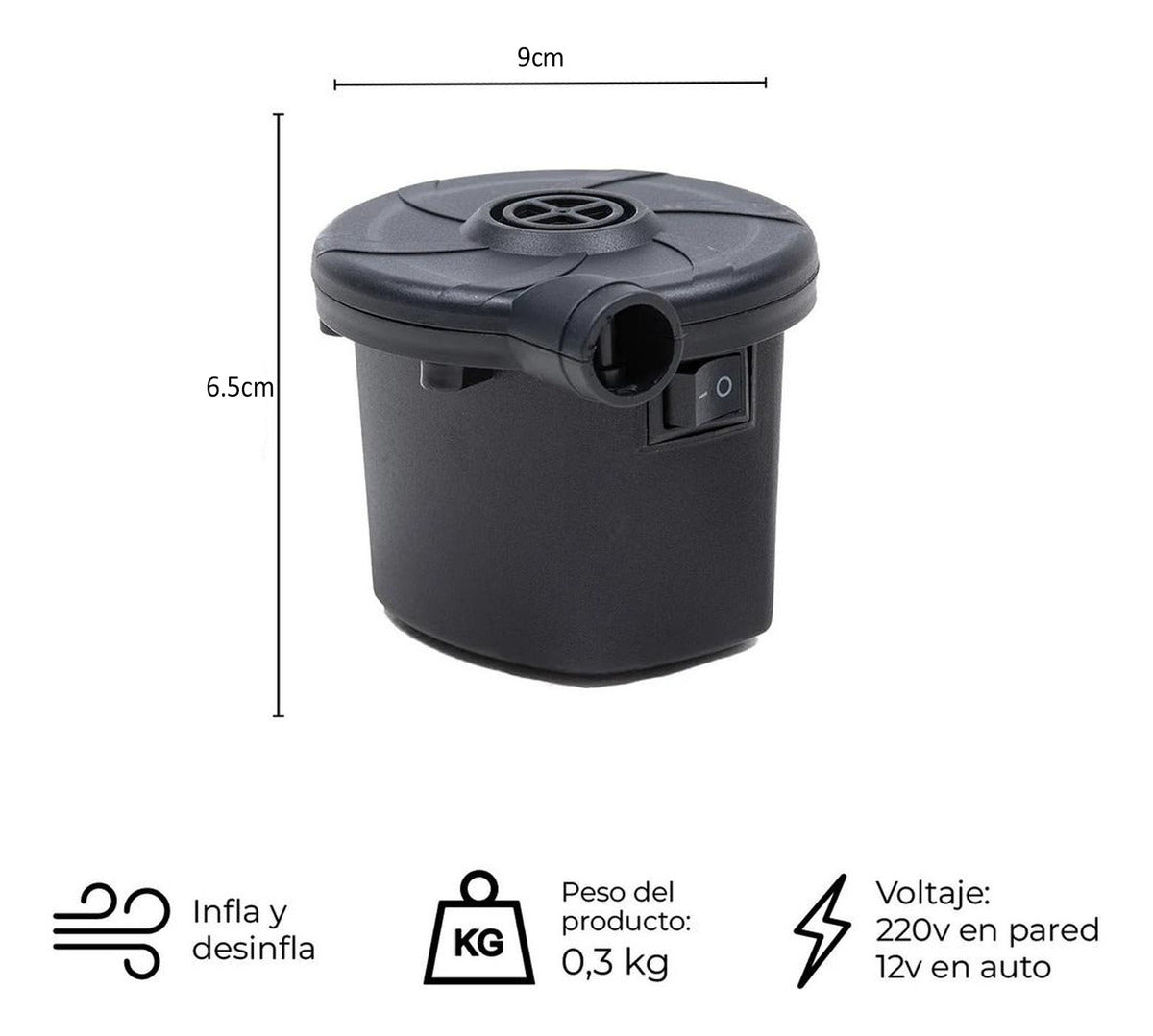 XYZ Inflador Eléctrico Multifuncional Pack 2 – Solución Rápida y Eficiente