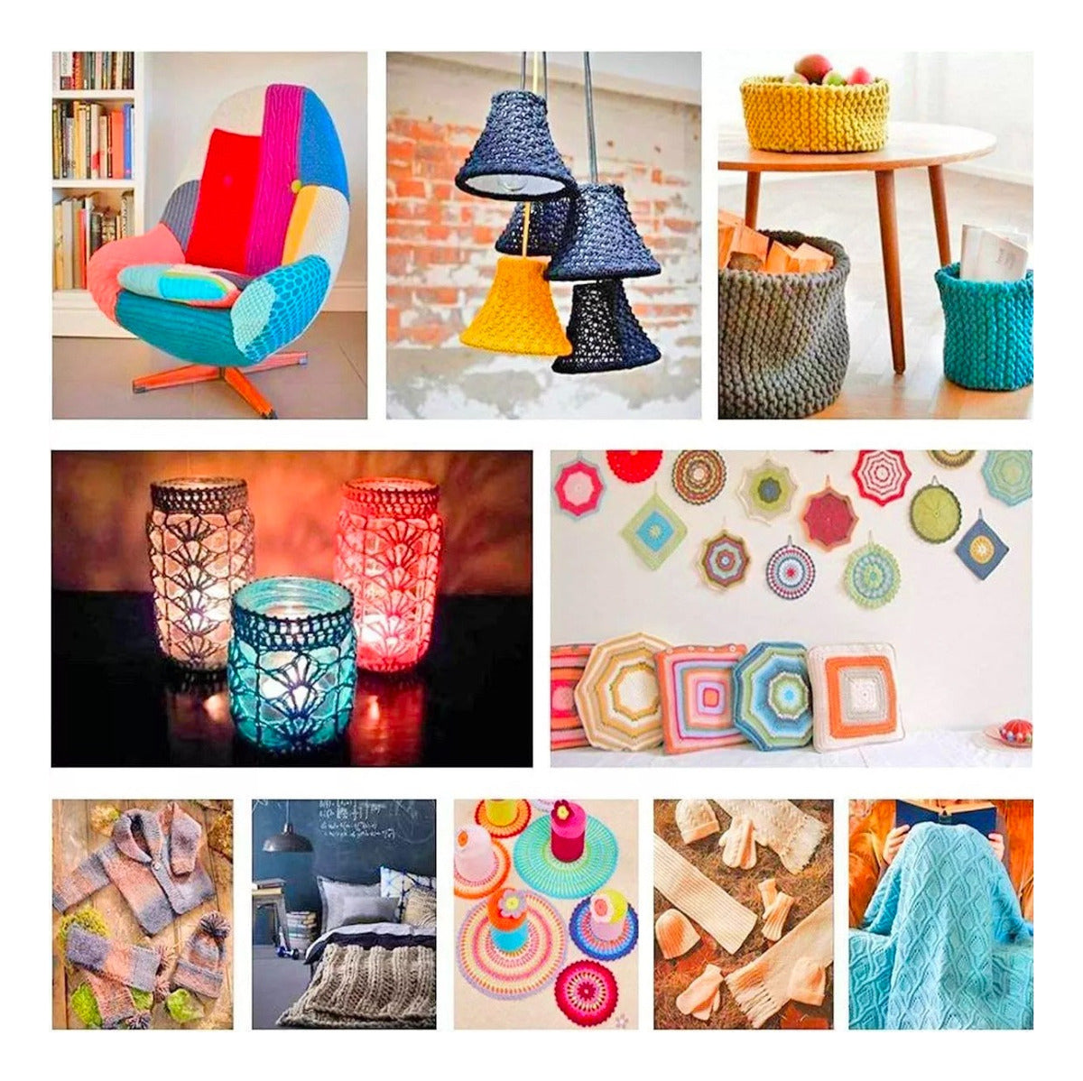 Set Con Estuche Crochet Silicona – Experiencia de Tejido Intuitiva y Creativa