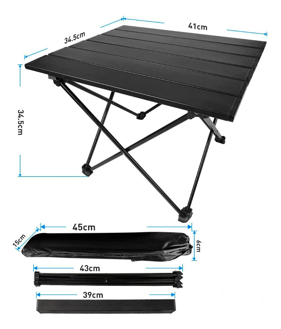 Mesa Plegable Camping – Diseño Ligero y Portátil
