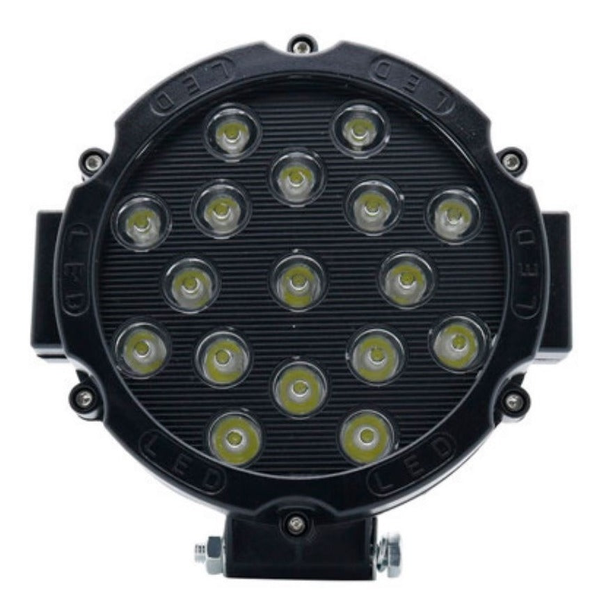 Foco Luz Led Neblinero 17 Led 51w Offroad 4x4 – Iluminación Potente y Eficiente