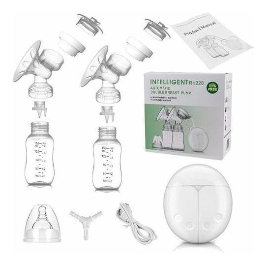 Extractor De Leche Materna Doble Bomba Eléctrico Usb – Extracción Rápida y Eficiente