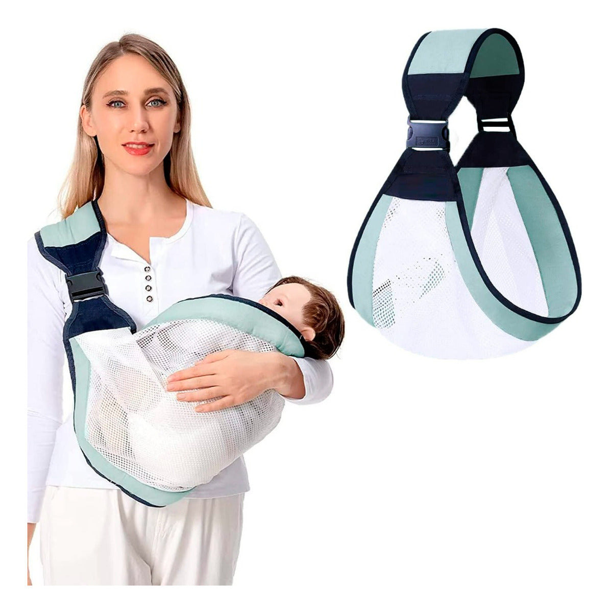 Fular Portabebés Canguro Ergonómico – Comodidad y Seguridad para Padres y Bebés