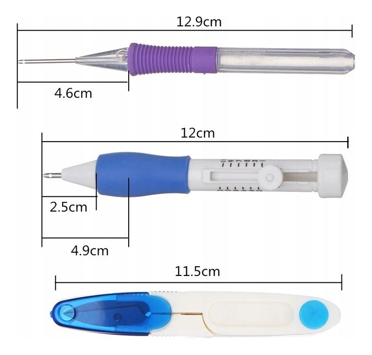 Kit Aguja Mágica – 187 Piezas para Bordado y Bricolaje