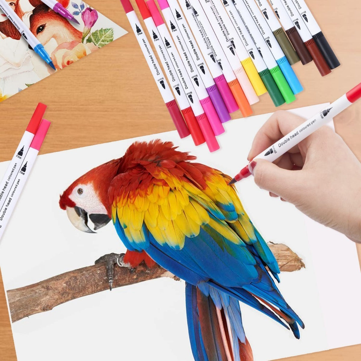 ArtistaPlus 36 Marcadores Doble Punta – Colores Vibrantes y Versátiles