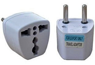 Adaptador Enchufe Americano Europeo A Nacional – Conexión Universal para Viajeros