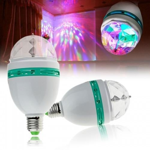 Ampolleta Festiva LuzGiratoria E-27 – Ahorra Hasta Un 80 Por Ciento De Energía