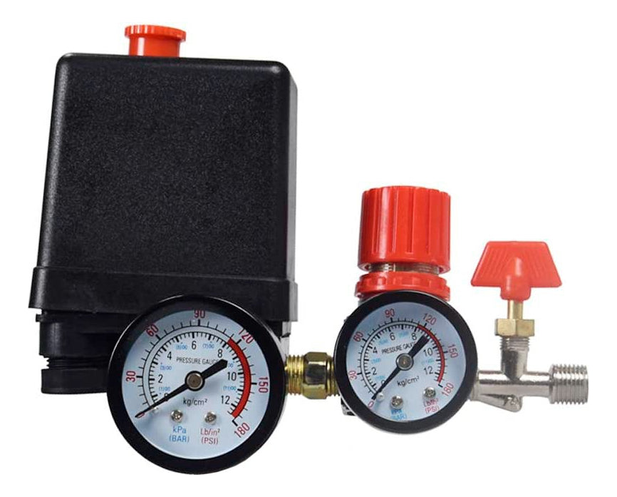 Compresor Aire Válvula 180psi – Control Preciso de Presión