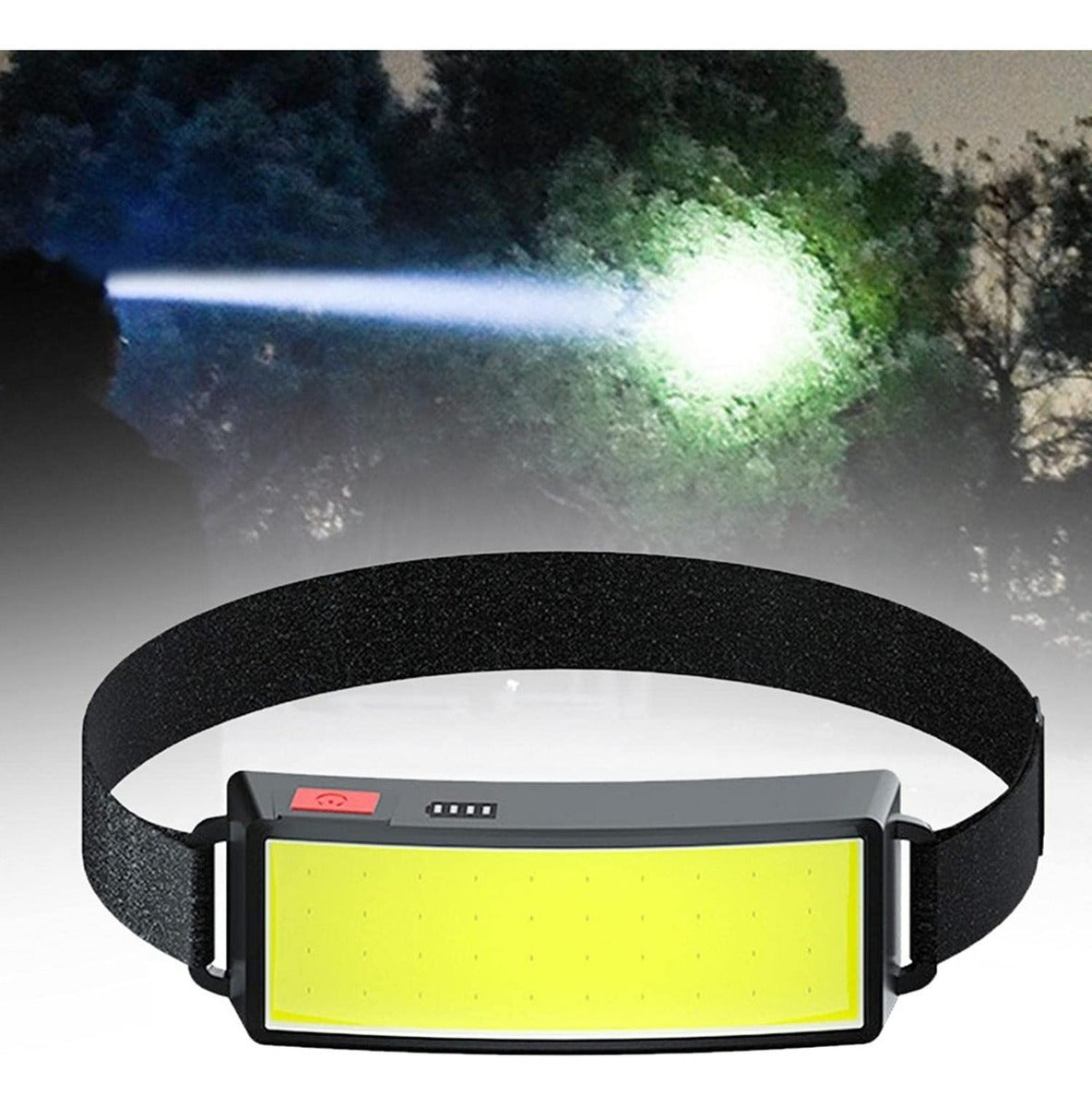 Superbrillante Linterna Frontal Led Cob Recargable Usb – Iluminación Excepcional para Aventura Nocturna