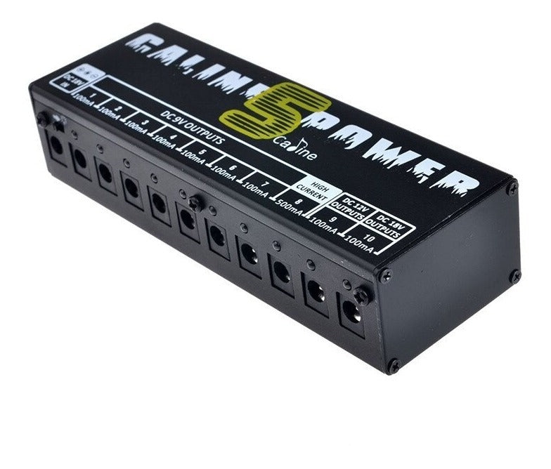 Caline Fuente De Poder Para Pedales De Efecto Cp-05 – Diez Salidas Aisladas