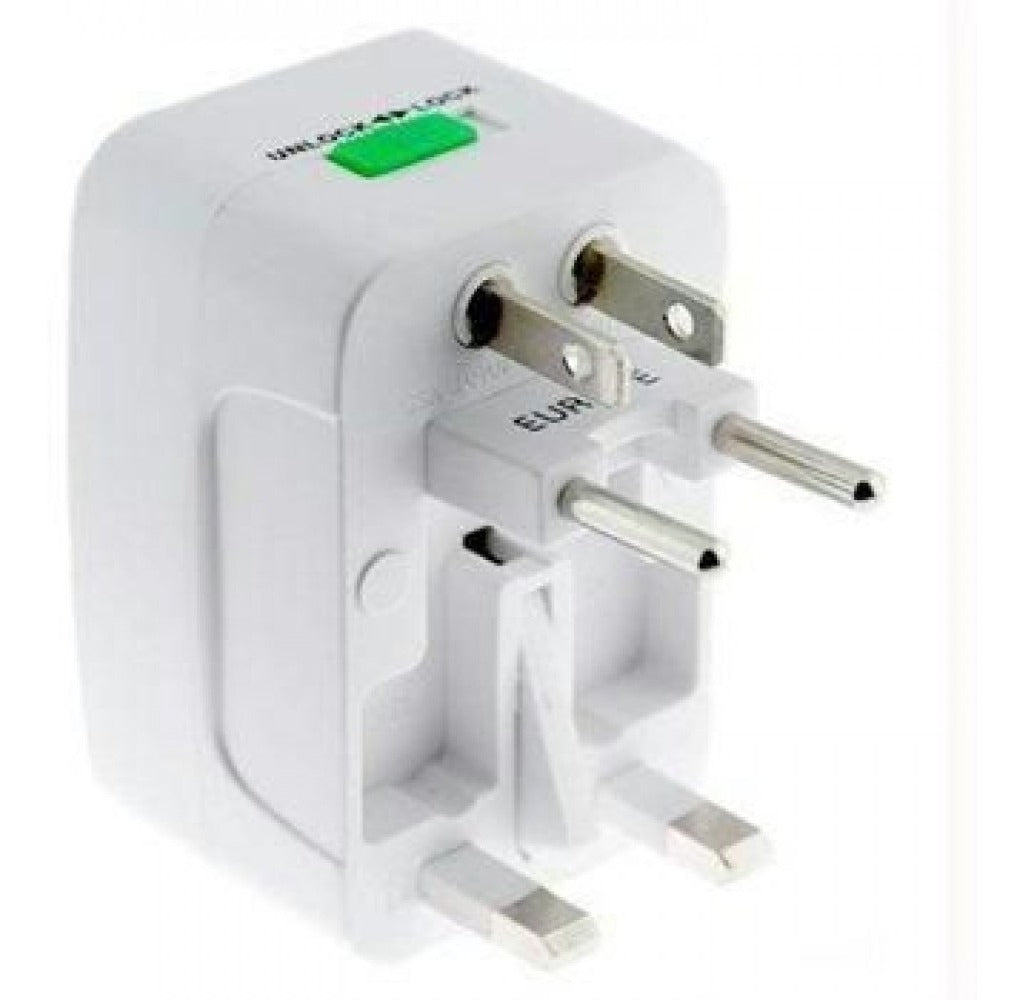 Adaptador Viajero Universal X3 – Alta Calidad y Seguridad para Tus Viajes