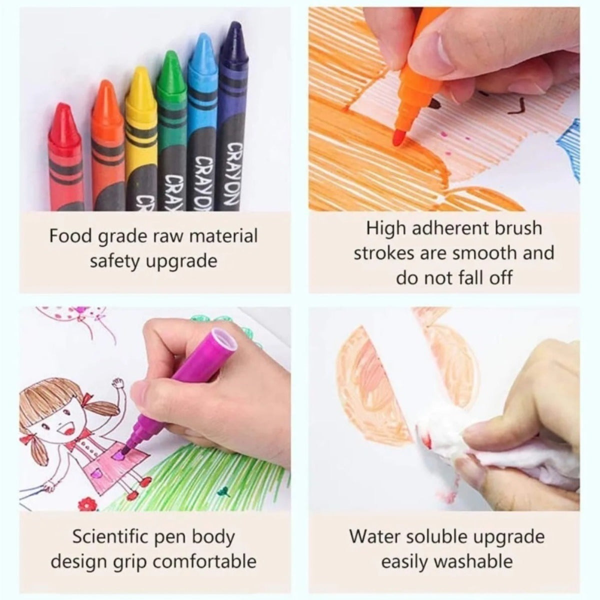 ArteCreativo Set De Dibujo Y Pintura 180 Piezas – Experiencia Artística Completa