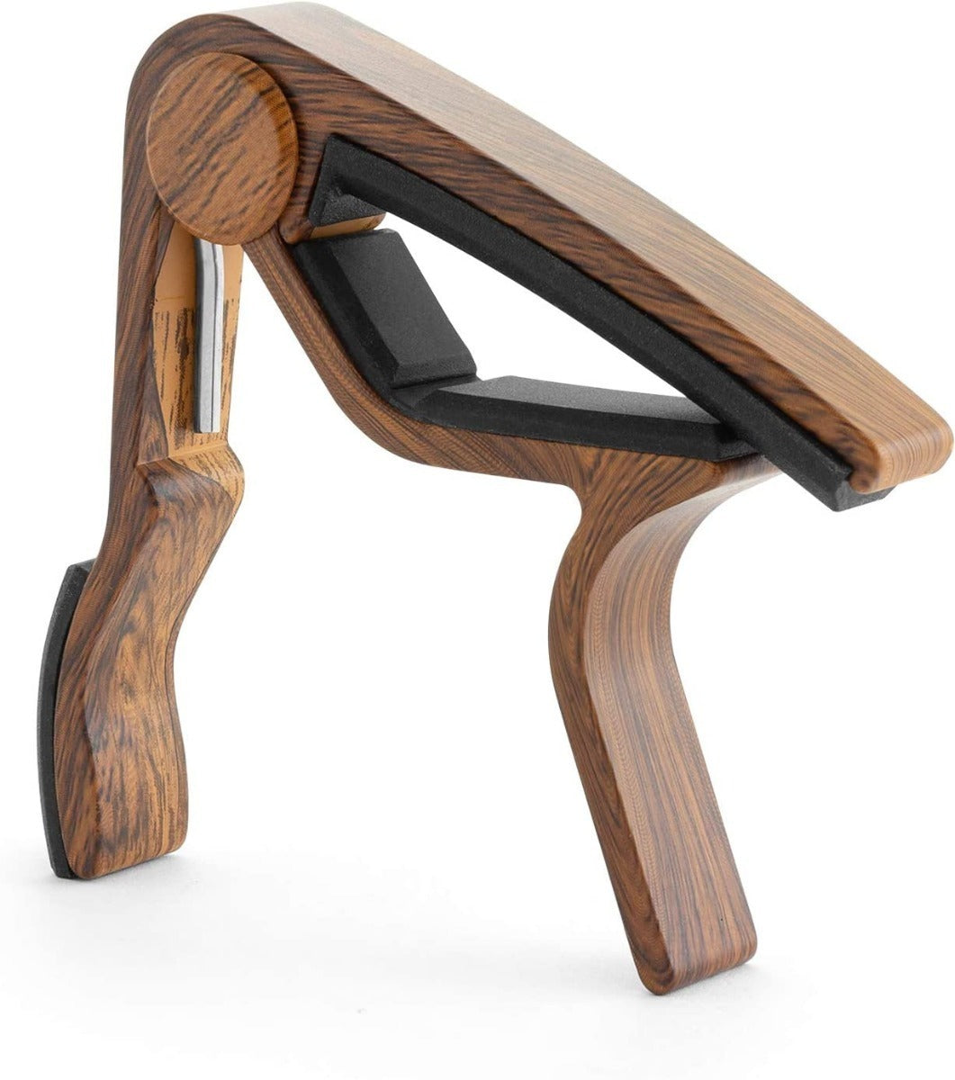 Cejilla Capo – Acabado de Madera Elegante y Seguro