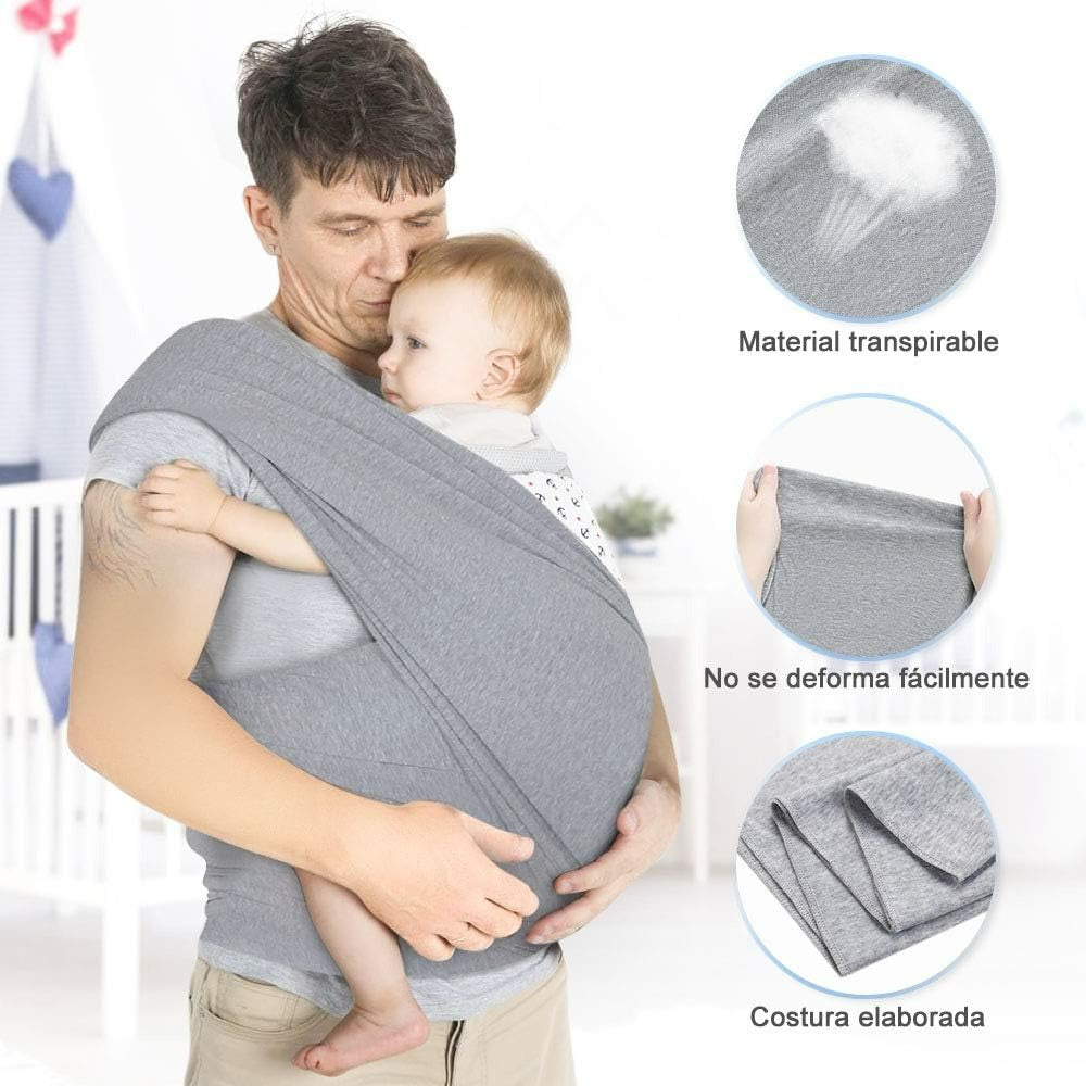 Fulares Portabebés Ergonómicos – Comodidad y Seguridad Desde Recién Nacidos A 18 Kg