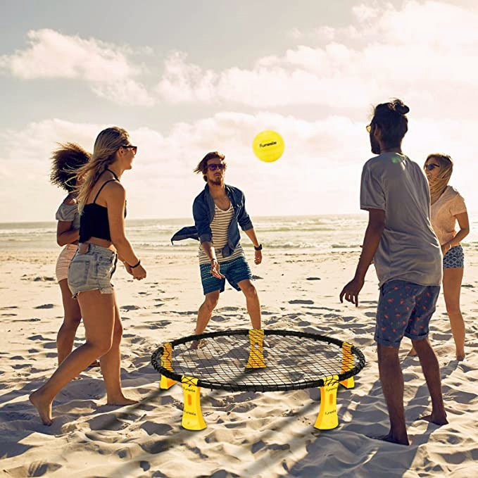 Spikeball Inc Mini Juego De Playa Spikeball – Diversión y Ejercicio al Aire Libre