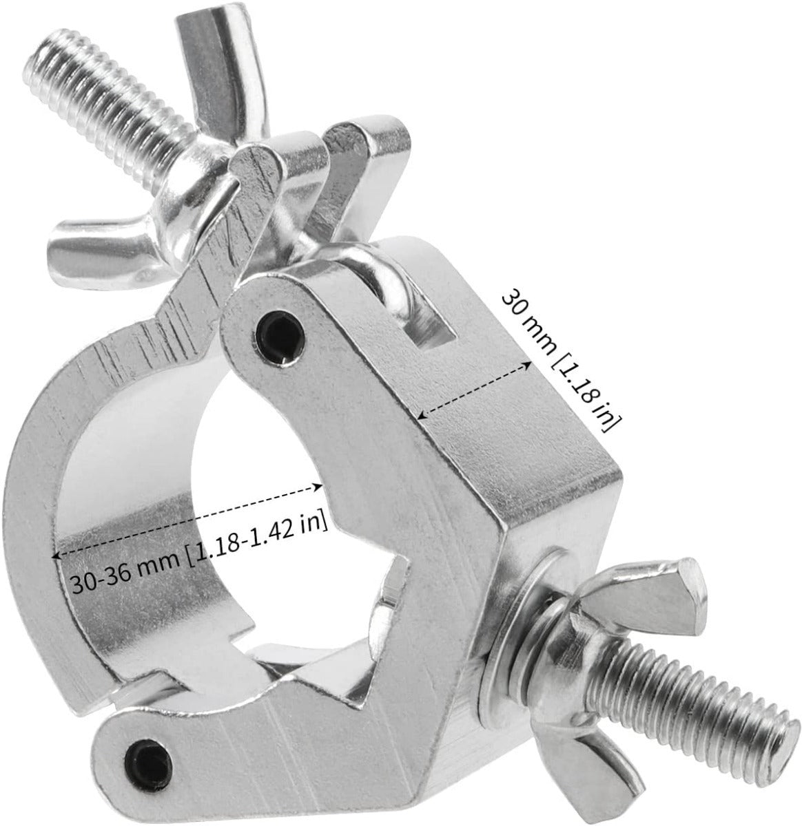 Muela Clamp De Aluminio Para Truss – Sujeción Segura y Compacta