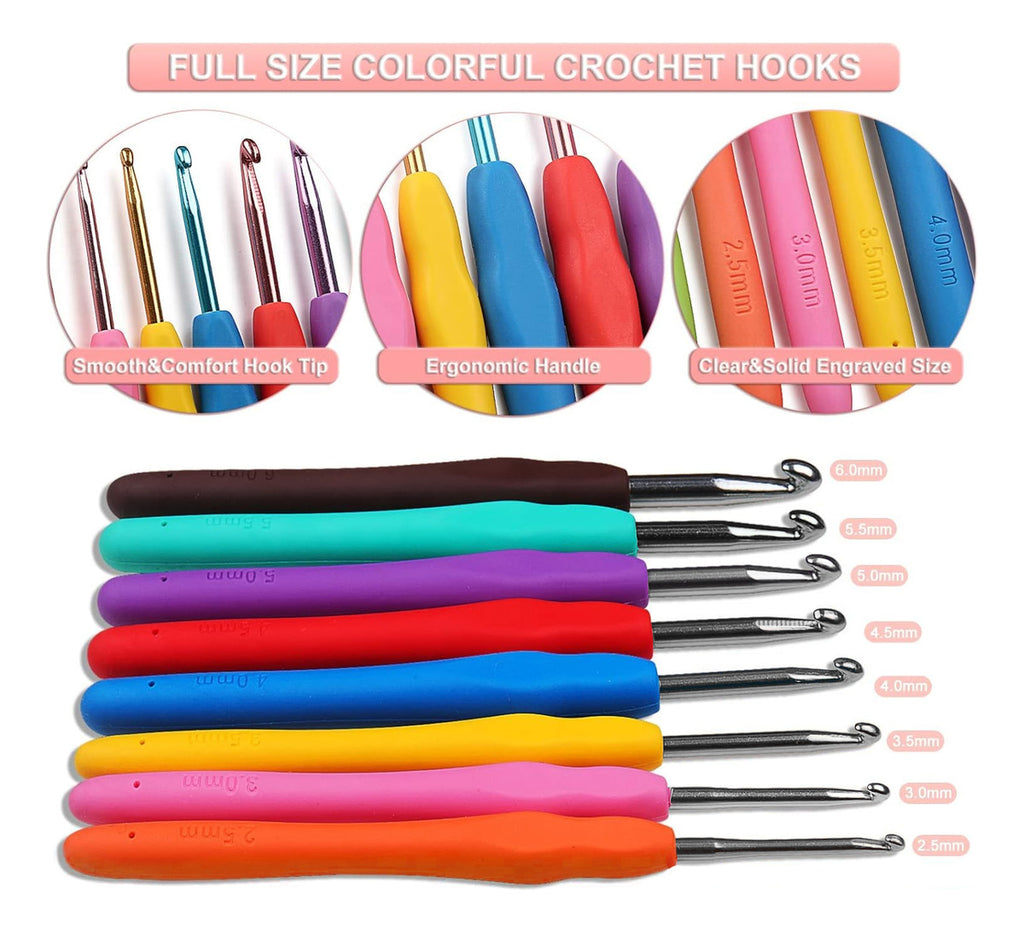 Set Con Estuche Crochet Silicona – Experiencia de Tejido Intuitiva y Creativa