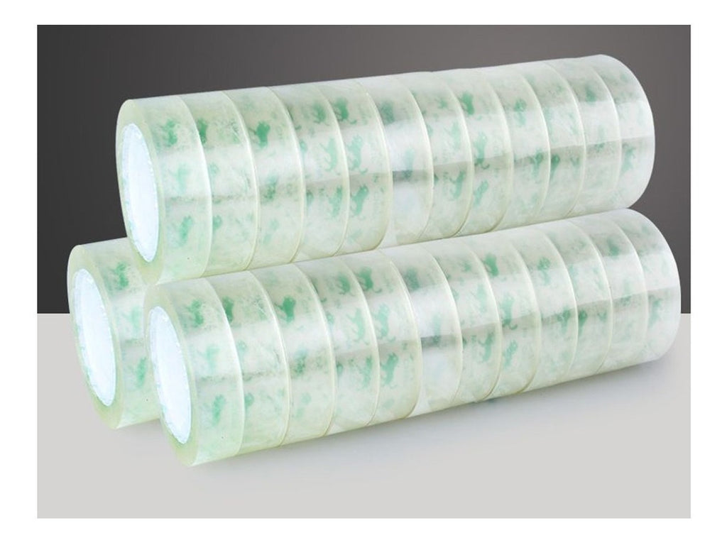 CintasTrans Pack Cintas Transparentes 12 Rollos – Alta Calidad para Manualidades y Oficina