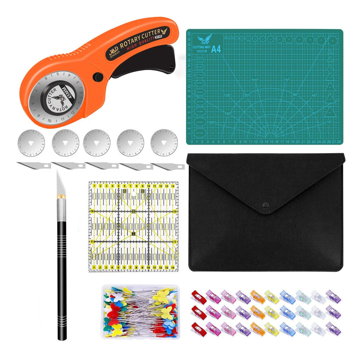 CosturaPlus Kit Cortador De Tela Circular – Corte Preciso Y Eficiente