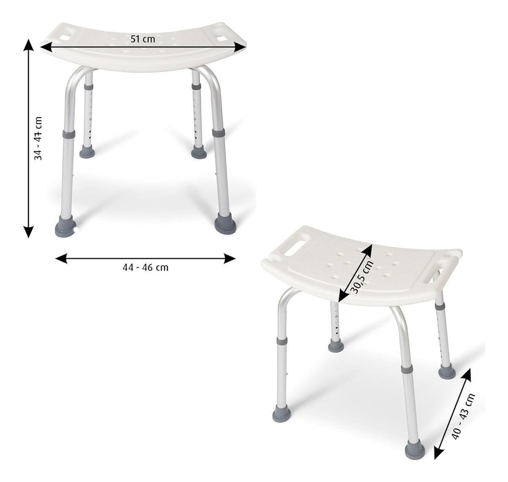 Marca Seguridad Silla Asiento De Ducha – Diseño Antideslizante y Altura Regulable