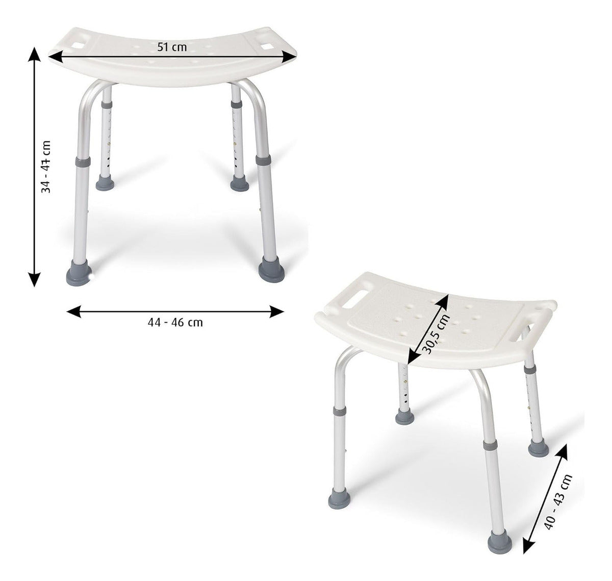 Marca Seguridad Silla Asiento De Ducha – Diseño Antideslizante y Altura Regulable