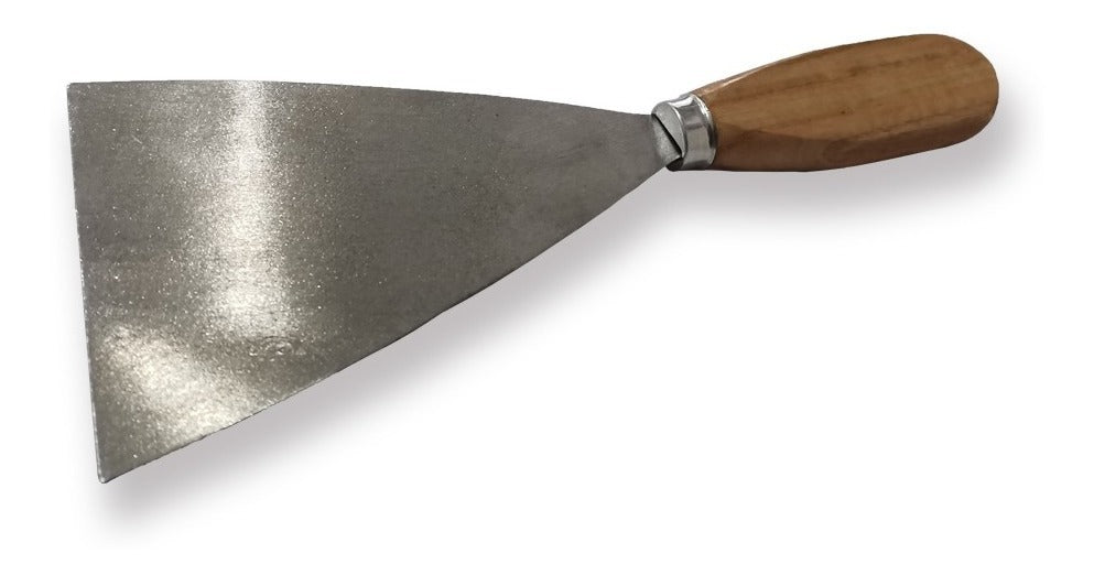 Espatula Recta 97mm – Mango De Madera Ergonomico