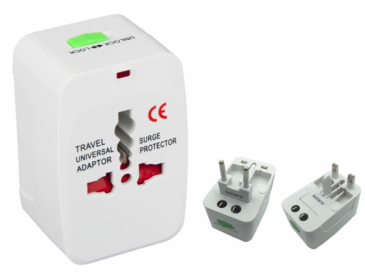 Adaptador Viajero Universal X3 – Alta Calidad y Seguridad para Tus Viajes