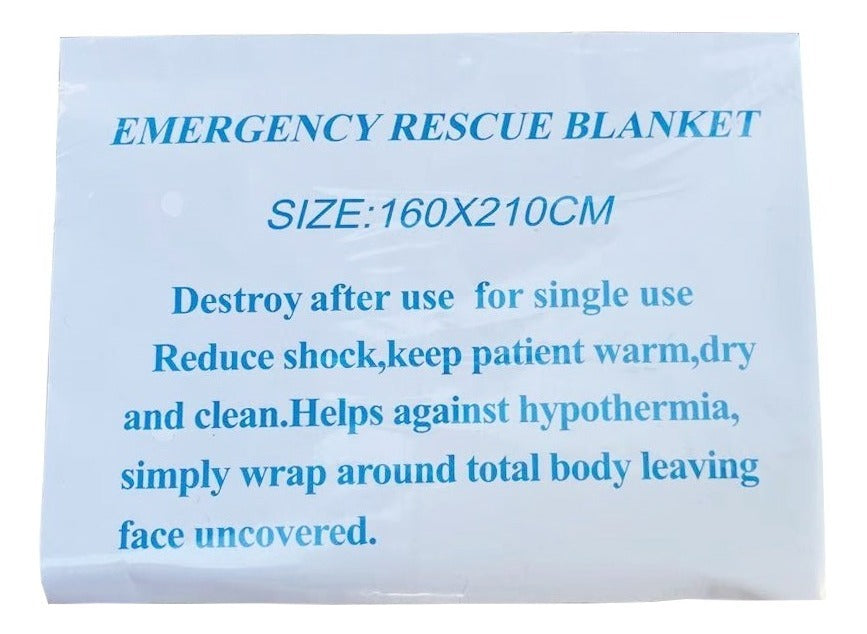 AventuraPro Pack 5 Manta Térmica De Emergencia 160x210 – Protección Vital Para Actividades Al Aire Libre
