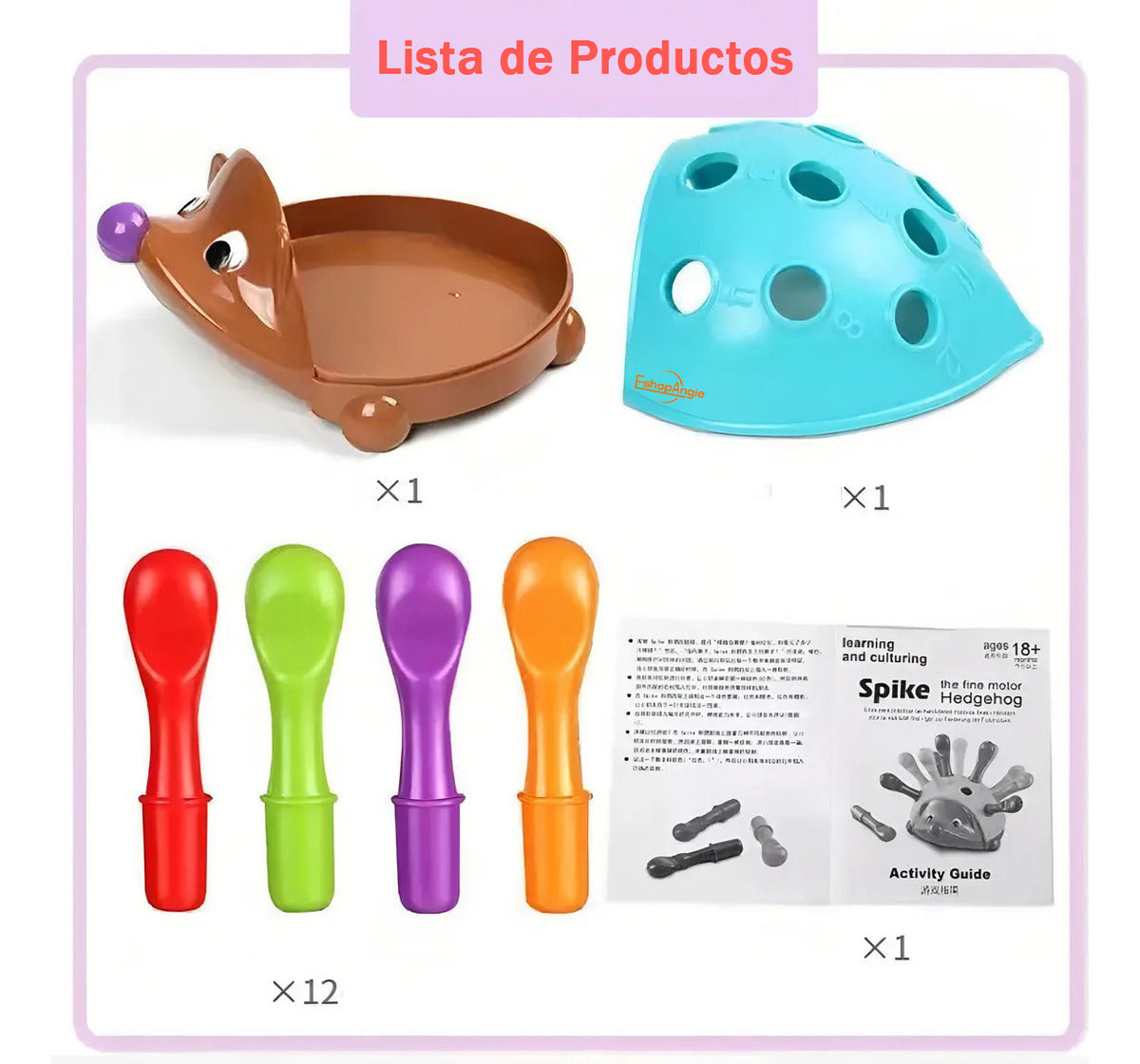 Juego Didáctico Encaje De Formas Y Figuras – Estimula La Motricidad Fina