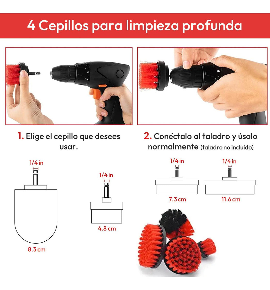 ACCESORIOS5 Kit 18 Piezas Limpieza De Auto – Limpieza Integral Para Interior Y Exterior
