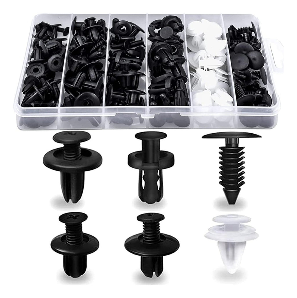 AutoSujeción Set Clip Remache Plástico – Solución Duradera para Vehículos