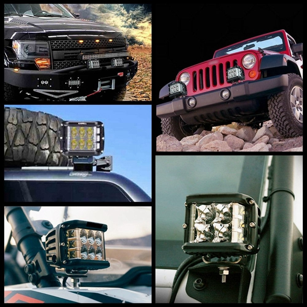 Focos Led X2 Auto Spot Bicolor 36w 4x4 – Iluminación Potente y Versátil