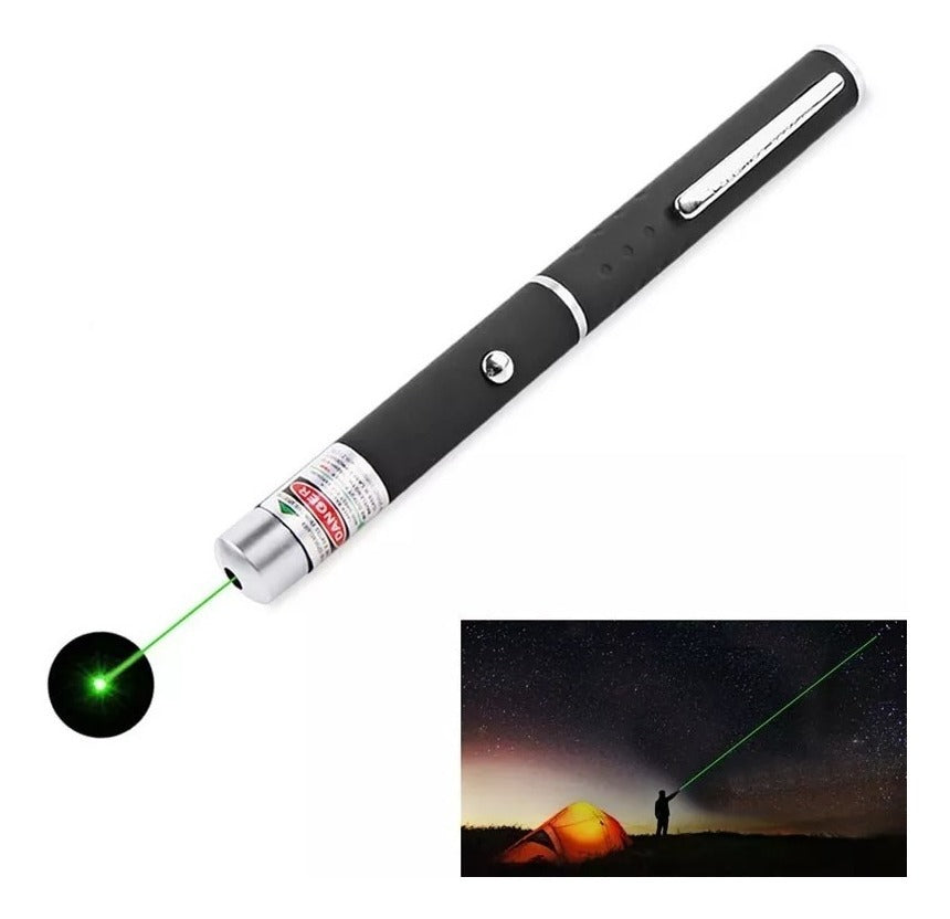 CaleidoLuz Puntero Laser Verde 100mW – Efecto Caleidoscopio Impresionante