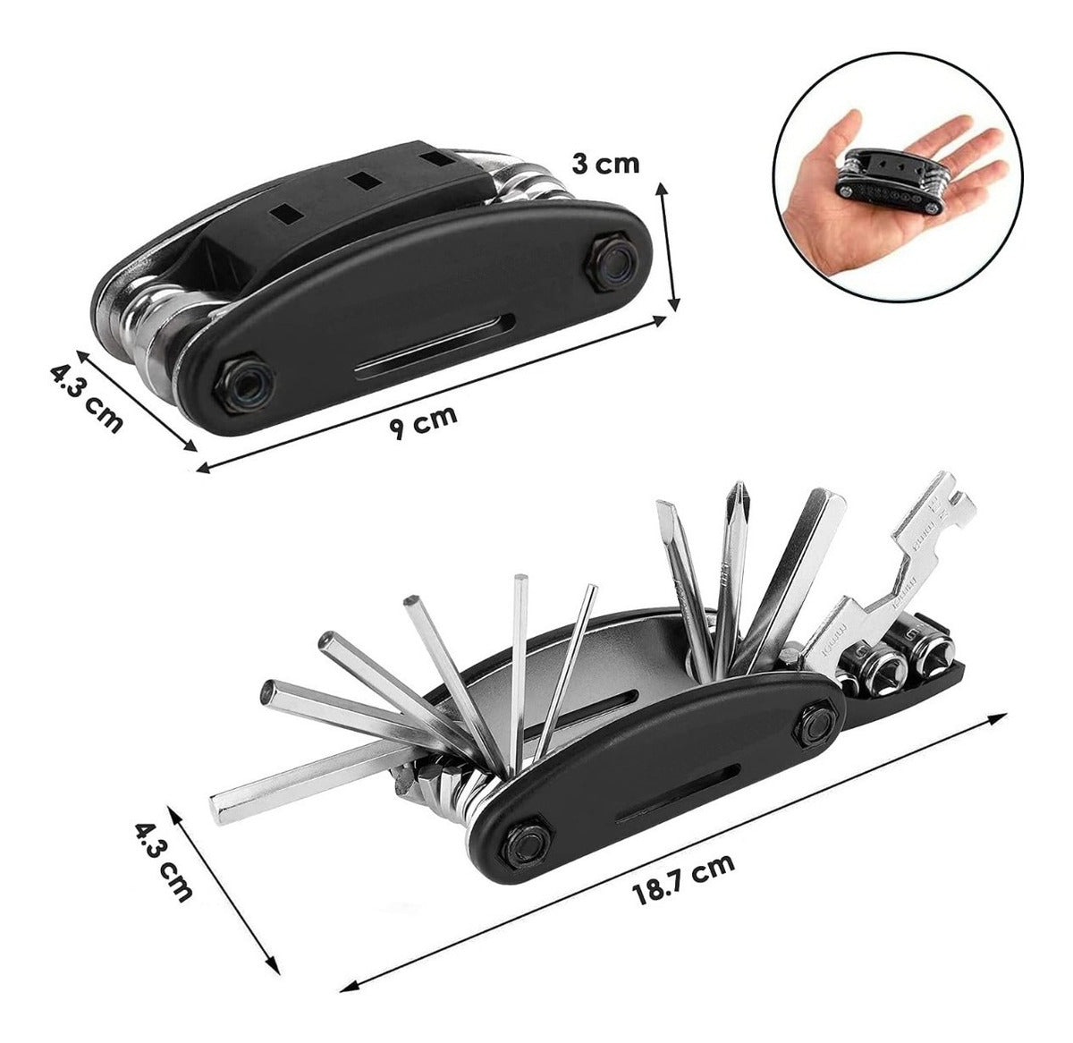 Riding Company Estuche Kit Herramientas De Reparación Para Bicicletas – Durabilidad Y Eficacia