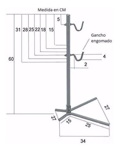 Pack X2 Atril Ajustable Pedestal Para Bicicleta De Aluminio – Estabilidad Superior Y Diseño Robusto