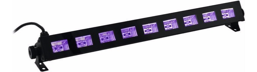 Luz Led Uv Negra Barra 9x3w – Efecto Luminoso Espectacular para Fiestas