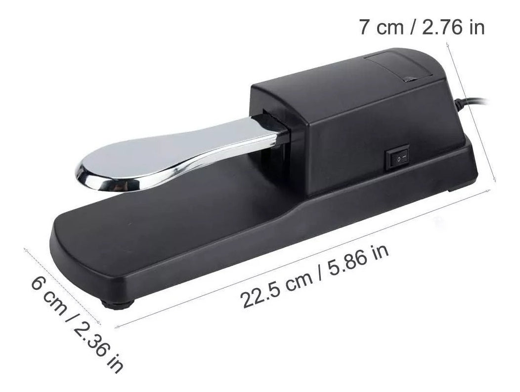 Pedal Sustain Universal Teclado – Réplica de Pedal Acústico