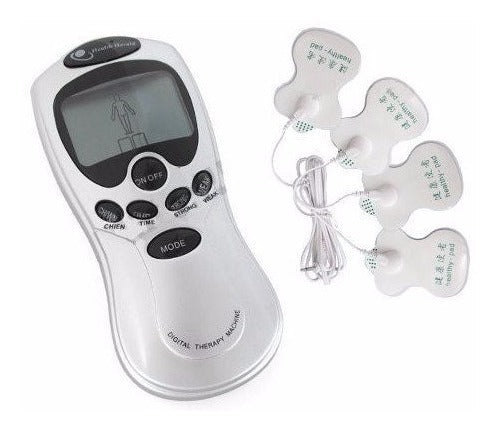 Electrofísico Electroestimulador Tens 4 Parches – Alivio Eficaz Del Dolor