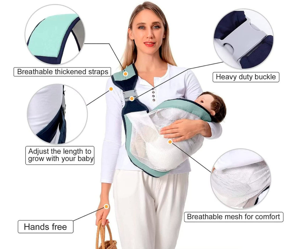 Fular Portabebés Canguro Ergonómico – Comodidad y Seguridad para Padres y Bebés