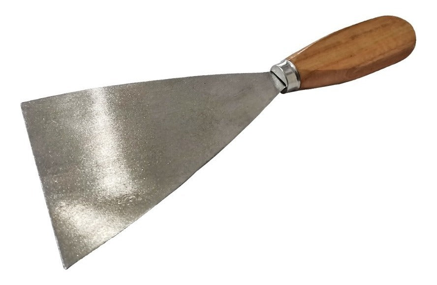 Espatula Recta 97mm – Mango De Madera Ergonomico