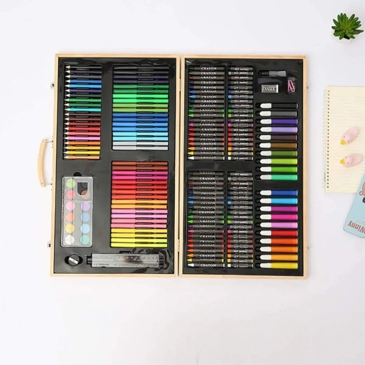ArteCreativo Set De Dibujo Y Pintura 180 Piezas – Experiencia Artística Completa